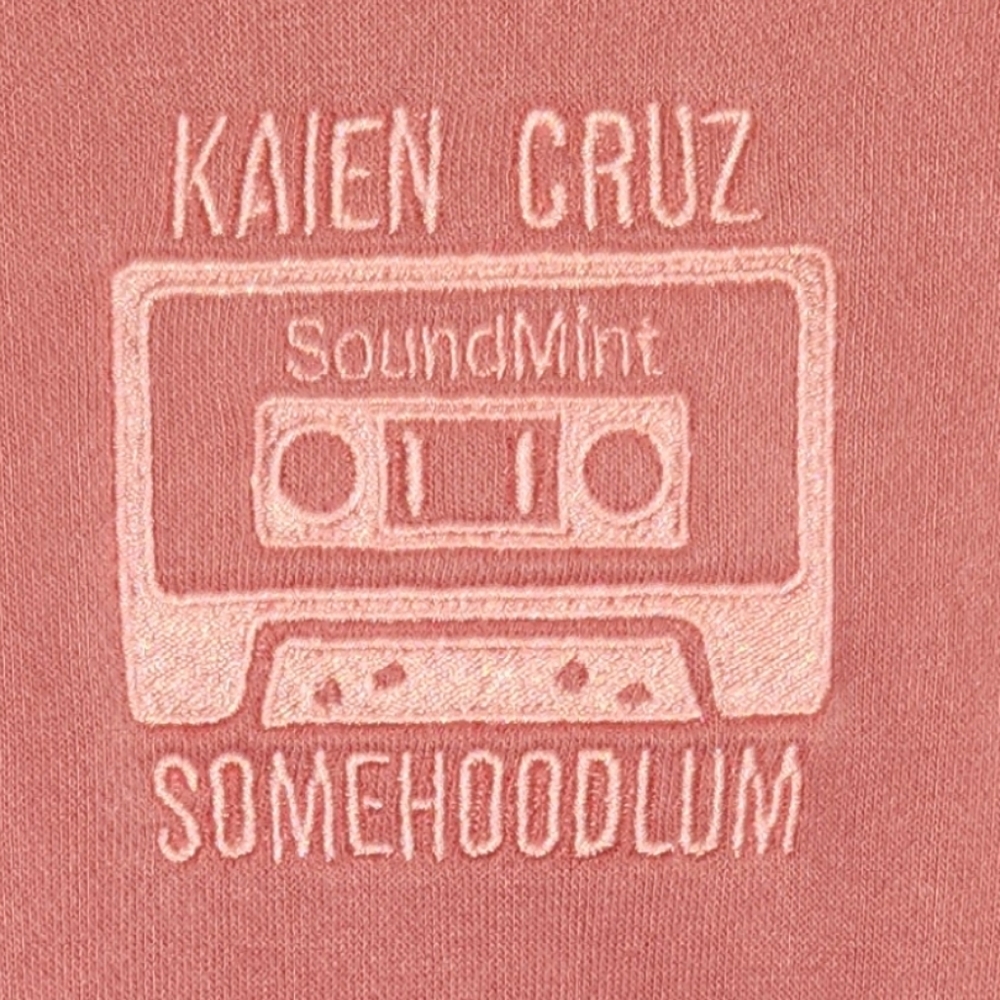 Promo hoodie from collaboration of Soundmint, SomeHoodlum and Kaien Cruz.